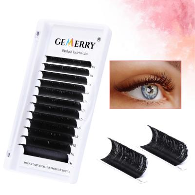 China Volume Fans Easily Volume Eyelash Extensions 15-20mm Fan Easy Lash 0.07 Mix Tray Eyelash Volume Self Fanning D Loop Lash Extensions for sale