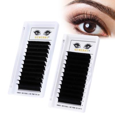 China Easy Fanning Volume Fans Gemerry Volume Eyelash Extension Quickly Make Fans Bloom Eyelash Individual Mink Lashes Soft Mink Lashes for sale