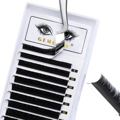 China Easy Fanning Lashes For Wholesale Siberian Mink Lahes Eyelash Extensions 25mm Individual Seller Premium Custom Fake Real for sale