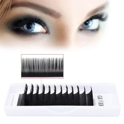 China Easy To Fan Single Mink Lash Trays Volume Individual Eyelash Extensions Private Label Lashes Professional Volume Cashmere Wrapper for sale