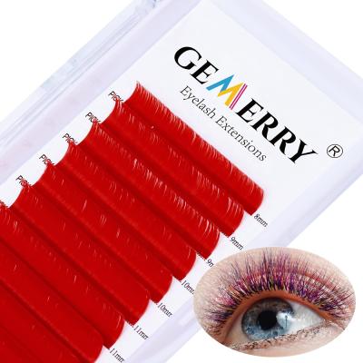 China Colored Volume Fans Easily Colored Cilios GEMERRY 007 Volume Faned Easy Eyelash Extensio Multicolor Eyes Cosmetics Self Adhesive Easy To Make Fans Wimpers for sale