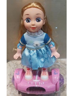 China Home Play Amazon Fashion Hot Selling Lovely Doll; balance doll car with music and light; carry balance doll for sale