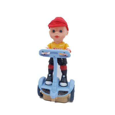 China Toy Amazon Fashion Battery Operated Hot Selling Lovely Doll; balance doll car with music and light; carryover balance car, fun toddler girl toy for sale