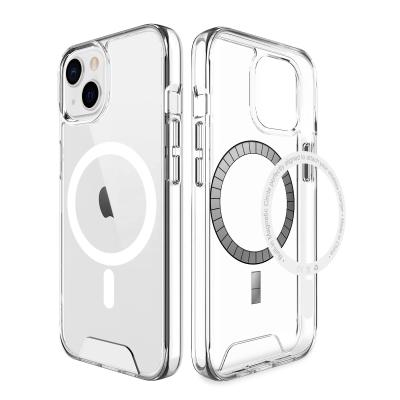 China Newest Anti-fall Designer Shockproof Clear Acrylic Phone Case Cover For Iphones for sale