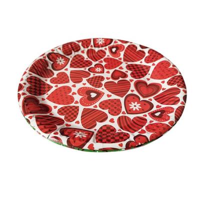 China Greaseproof Inexpensive Disposable Biodegradable Environmental Friendly Store 9 Inch Around 230mm for sale