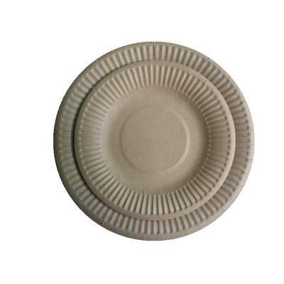 China Disposable Factory To Produce Environmentally Customized Biodegradable Inexpensive Disposable Paper Plates for sale