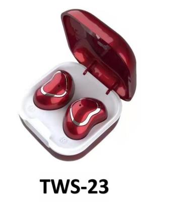 China Earbuds 10 years factory tws-23 long battery life deep bass headphone tws wireless balanced earbuds super sounds with charging box for sale