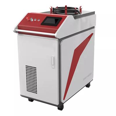 China Stainless steel Max Raycus Fiber Laser Cleaning Machine Moving rust oil for sale