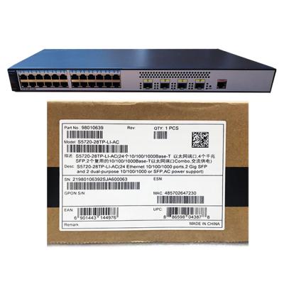 China Original LACP H Port Huawei S5720 LI Series 24 Gigabit Switch 98010639 S5720-28TP-LI-AC for sale