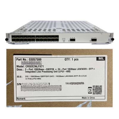 China In Stock Huawei NE40E 2-Port 100GBase-QSFP28 + 24-Port LPUI-480 03057599 CR5DE2NLFX71 CR5DE2NLFX71 for sale