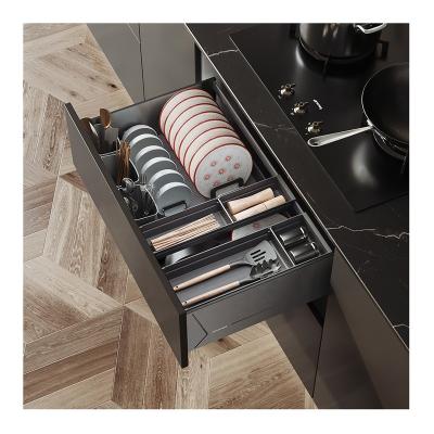 China New Water Proof Goldmine Design Slide Dish Rack Kitchen Drawer Basket Pull Out Basket With Dishes Rack SWPC-750 for sale