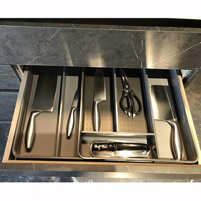 China Width Can Be Expandable Flatware Organizers Drawer Storage Width Is Expandable With PP Trays GOLDMINE MLA50-600 for sale