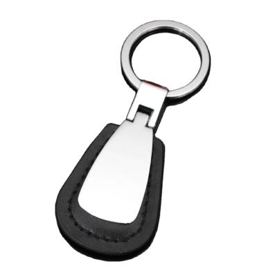 China Promotional Premium Quality Custom Made Metal And Leather Key Chains For Men for sale