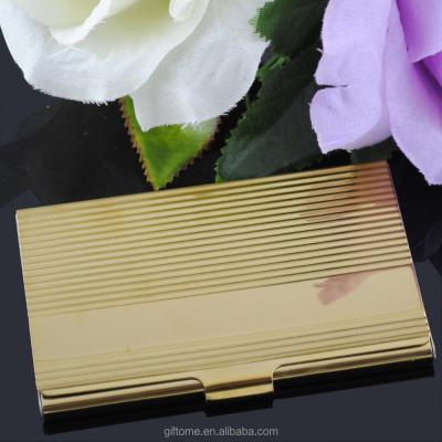 China Fashion Fashion Gifts Business Card Gold Holder for sale