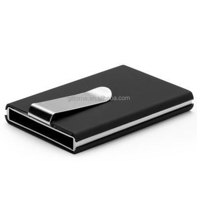 China Fashion Metal Credit Rfid Auto Card Case Blocking Slim Aluminum ID Card Wallet Holder For Men And Women for sale