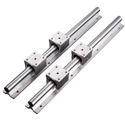 China 100% SBR20 SBR20UU SBR20LUU Ball Slide Rail Circular Linear Motion Interchangeable Aluminum Linear Guide for sale