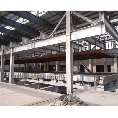 China Building Material Shops Heavy Steel Structure For Glass Melting Furnace And Glass Tin Bath for sale