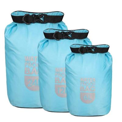 China Suittable for Clothing Storaging Promotional Waterproof Floating Dry Bag with Outside Zippered Pocket with Adjustable Shoulder Strap for sale