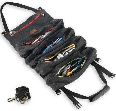 China 5 different pockets that can hold keys and other DIY tools. Nice classable tools zipper carrier for car first aid, garage ready, Metric SAE, camping gear for sale