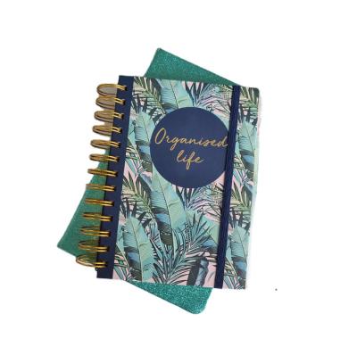 China Printed organizer 2022 planner with a zipped plastic bag to hold documents for sale