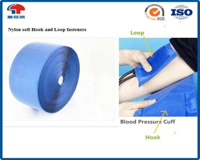 China sujeción de nylon del lazo del gancho de 100m m, gancho resistente suave azul y lazo en venta