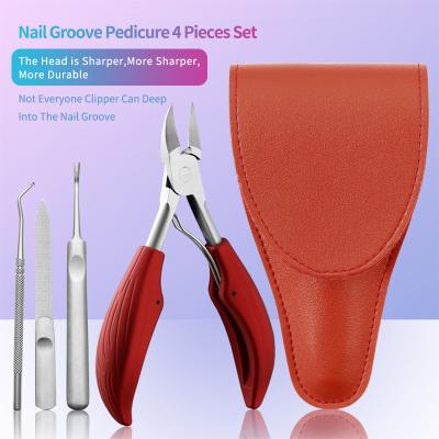 China Wholesale Men Toe Nail Clipper Set Pedicure Stainless Steel For Thick Nail for sale