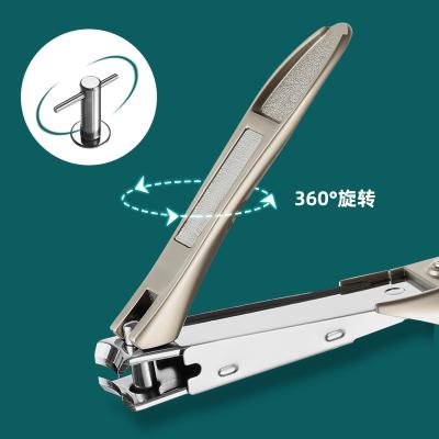 China Professional Heavy Duty Finger Multi Functions Stainless Steel Toenail Clipper Tilt Edge Toenail Clipper Cutter for sale