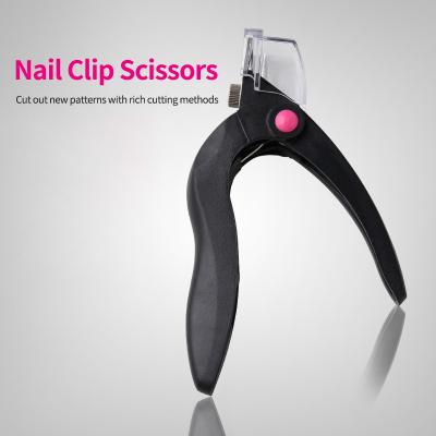 China Custom Finger Pack Nail Manicure Tools Pointed U Shape Adjustable Cutter French Nail Tip For Salon Home for sale