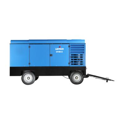 China Liutech LUY400-25 Lubricated Air Compressor 25 Bar For Drilling Rig for sale