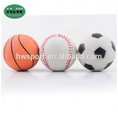 China Sports Toys Kids Foam Rubber Toy Ball Solid Sponge Rubber Basketball for sale