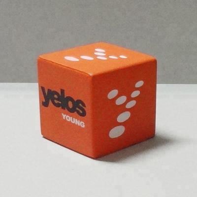 China Toy Promotional Pu Cube Foam Stress Ball Cube Stress Toy for sale