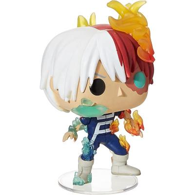 China Cartoon Toy Custom Vinyl Toy Wholesale Japanese Anime Pop TODOROKI My Hero Academia PVC Action Figure for sale