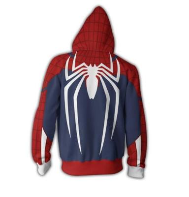 China Viable Hot Sale Adult Clothing Black And Red Spider Hoodie Gwen Hoodie Casual Web Cosplay Hoodie for sale