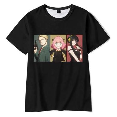 China Spy-Family Polyester High Quality Cotton Printed Summer Sports Anime QUICK DRY Hot Selling T-shirt for sale