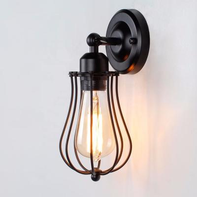 China Vintage Style Decorative Industrial Adjustable Attic Wall Lamp American Wall Light for sale