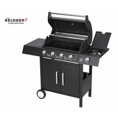 China Easily Assembled Factory wholesale industrial gas burner grill with oven and grill smokeless gas grill for sale