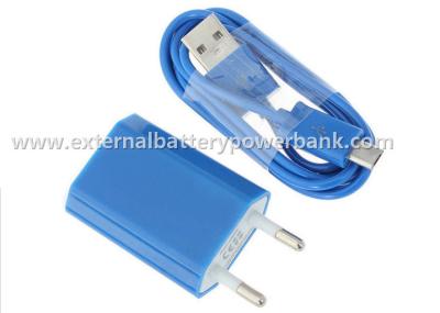 China Colorful Wall Charger 5V 1A Universal USB Travel Charger EU Plug for Samsung / iPhone for sale