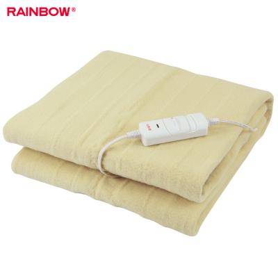 China Hotel 220V Adjustable Temperature Electric Blanket Heating Blanket for sale