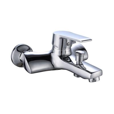 China High Quality Brass Metered Chrome Bathroom Single Handle Faucets Hot And Cold Water Mixer Shower Faucet for sale