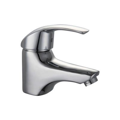 China Metered Faucets Zinc Basin Mixer Tap With Zinc Handle And S.S Spout, 50CM Flexible Hose for sale