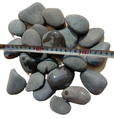 China Traditional high quality natural polished and washed black pebbles for sale