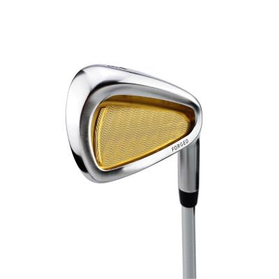 China Chrome Coated #4-#PW Double PVD Plating Forge Custom Logo Unisex Golf Iron Golf Iron Head Clubs for sale