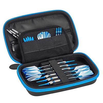 China Durable Custom EVA Leather Shell Tools Darts Wallet Holder Dart Set Storage Bag For Darts Flights Tricks Axes for sale