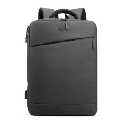 China With Slim Durable USB Water Resistant Travel College School Bag Computer Bag Laptop Backpacks With USB Charging Port With Locker for sale