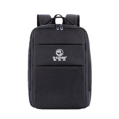 China With USB Embroidery Logo Black Laptop Backpack Business Waterproof Travel Backpacks With USB Charging for sale