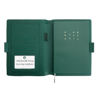 China Magnetic high quality elegent leather making custom notebook with logo for sale