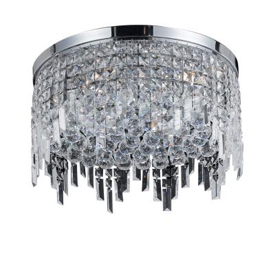 China Contemporary Elegant Crystal Ceiling Lamp Living Room Recessed Luxury Light Fixture for sale