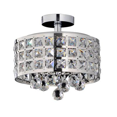 China Fashion Contemporary Crystal Flush Mount Ceiling Lamp Indoor Residential Decorative Indoor Lighting Fixture for sale