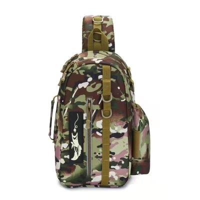 China Men And Women Soft Multifunction Messenger Bag Fishing Camping Bag Mountaineering Camouflage Bag for sale