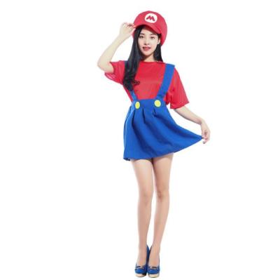 China 2020 Super Mario bros costumes Luigi dress cosplay comic Halloween Mario Christmas Costume Cosplay for kids and adults outfits for sale